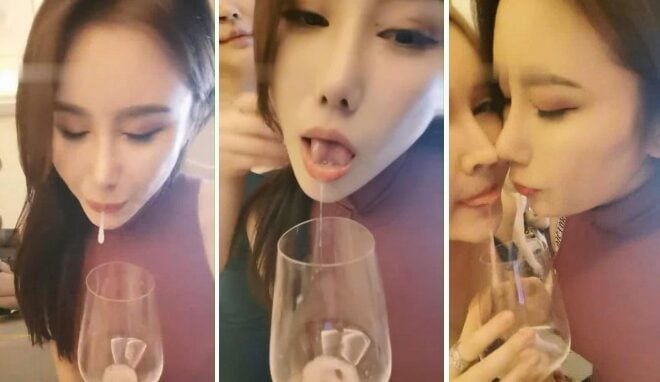 双子姬 | 双女S口水喂食-女奴服侍-视频截图