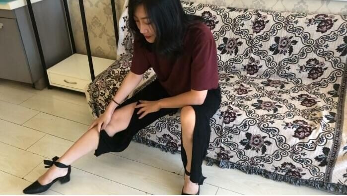 卵割り少女 |ダンスシューズで股間を蹴る楽しさ