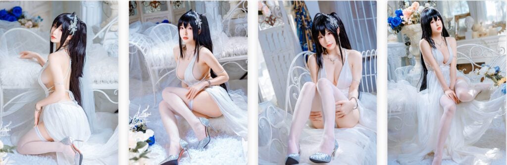 清水由乃 | 鹩 花嫁 白丝新娘-视频截图