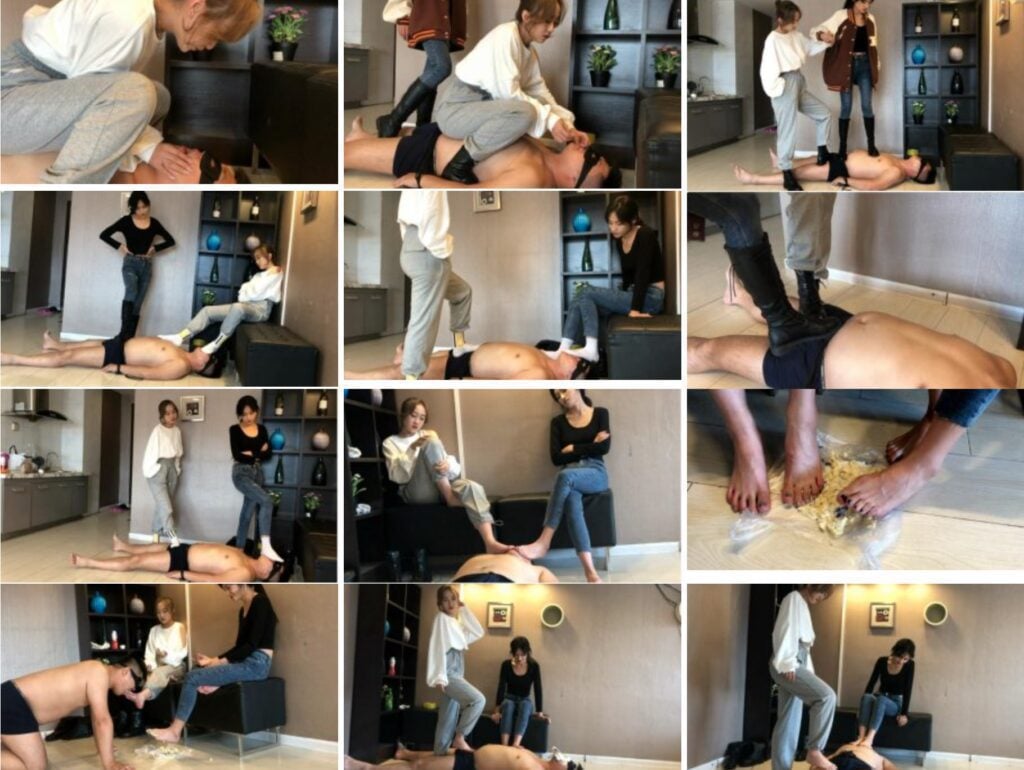 碎蛋娇娃恋足调教视频下载 | 1小时皮靴白袜虐杀调教