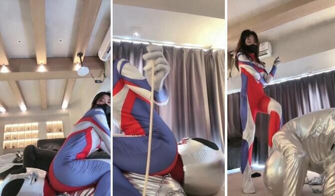 Download the livestream of Hemo S's training video | Supergirl cosplay vs. aliens