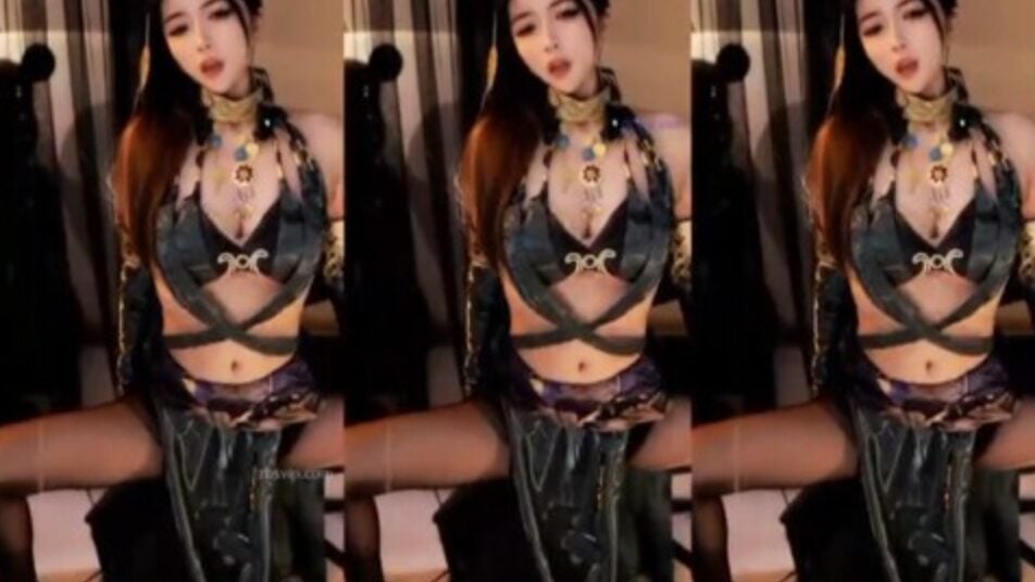 网易CC | 小燃燃永劫无间主题裸背迦南 性感黑丝舞蹈直播视频下载
