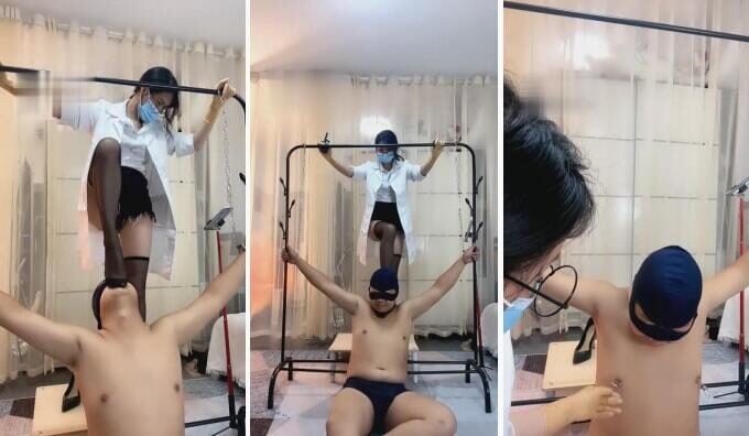 芷晴 | 吊绑超强黑丝深喉