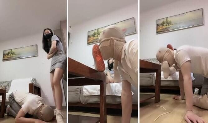In case | Forced to lick dirty soles and smelly feet