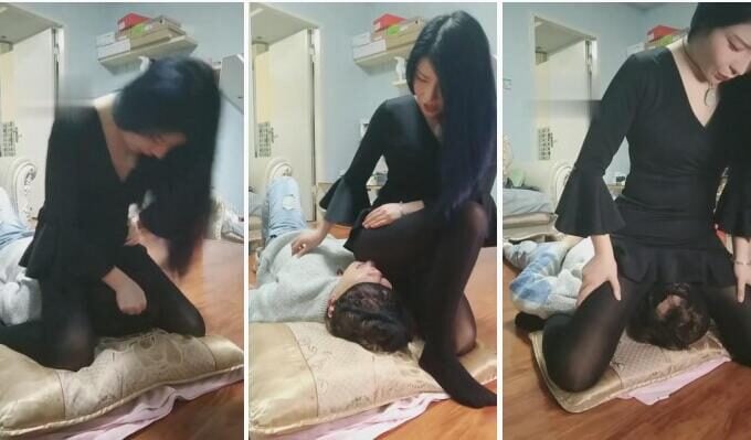 多啦a梦 | 超强坐脸窒息专场