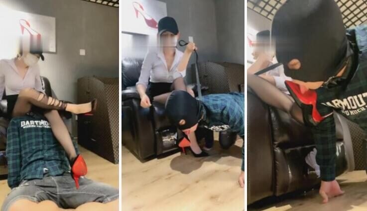 宇婉莹 | 精神小妹黑丝袜腿坐脸-细节图