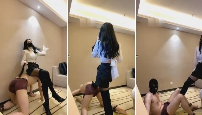 弯弯小阿姨 | 暴力踢裆踩踏