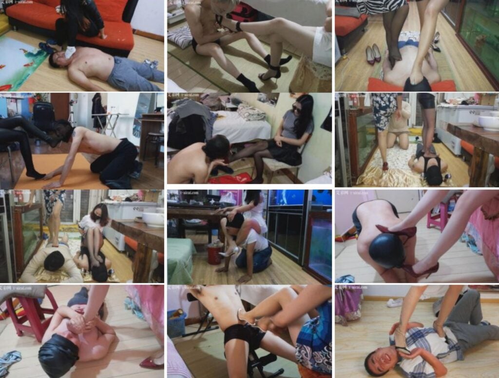 东北女王冰城玫姿 | 4个半小时暴力踩踏合集-配图