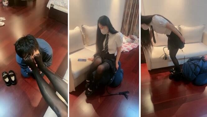 桃幼幼 | JK黑丝御姐五花大绑虐师兄