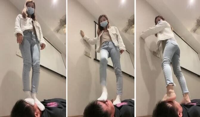 樱木花椒 | 白袜脸部摧残
