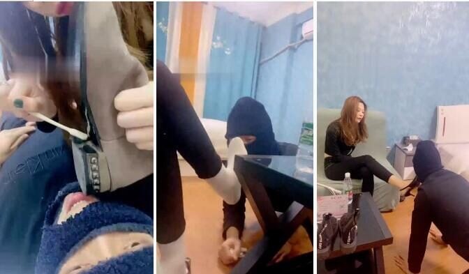 Leng Yuan Da Da | Forced to lick multiple pairs of dirty soles