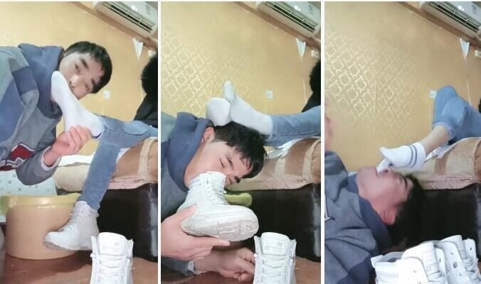猫咪大人 | 沐足店喝圣水舔脏鞋底
