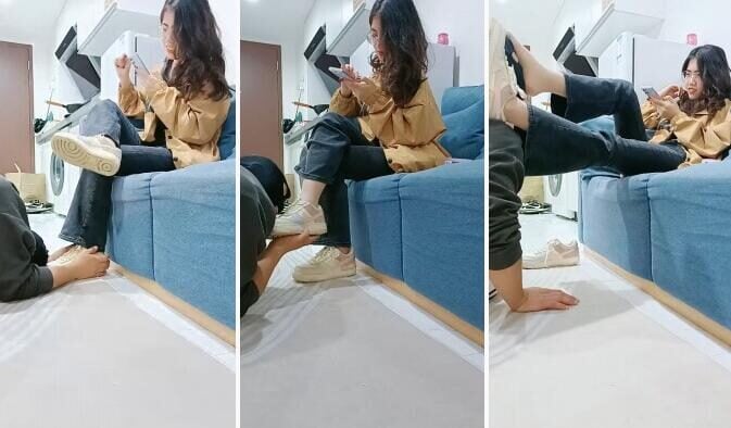 嘉妮 | 强迫舔脏鞋臭脚