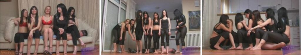 DuneFeet | Group Abuse, Face Sitting, and Stomping - Video Screenshots