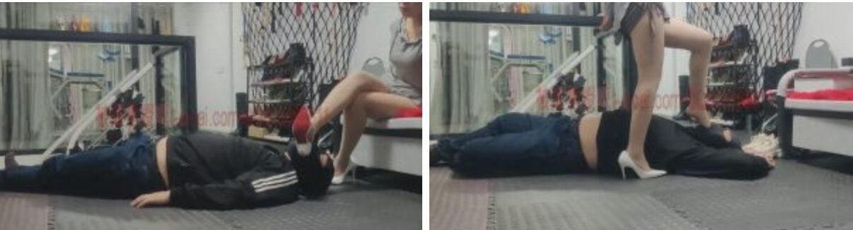 被虐熊原创 | 健身房剧情调教变成女健身助教的脚奴
