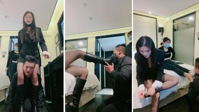 西溪小珠 | 素人女性同僚を連れて上司を虐待する二重視点バージョン