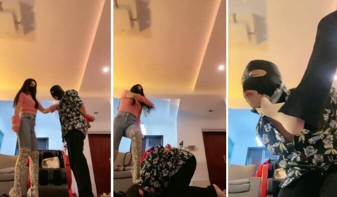 艾拉 | 反绑封嘴强制虐 双视角版