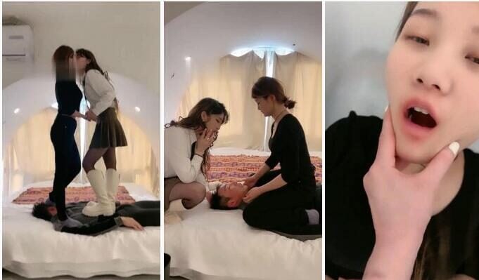 领主老大 | 拉拉女奴踩踏脚垫