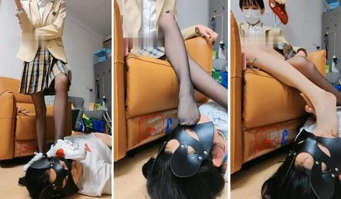 暴力美学 | 学生妹征服肥女奴