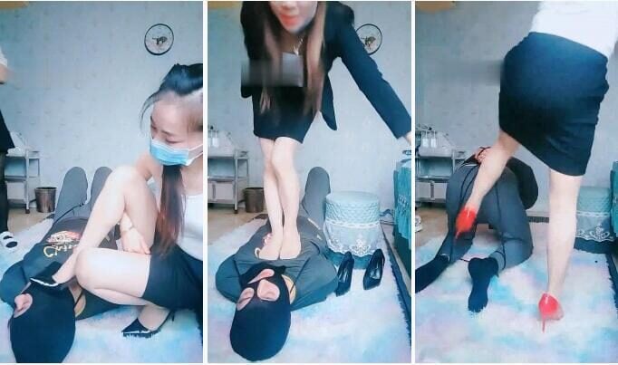 艾琳 | 和姐妹惩罚偷鞋贼
