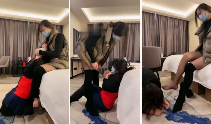 丹祖宗 | 小三母狗被我抓住