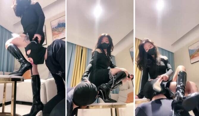 禾末 | 长腿模特长靴船袜踩脚垫