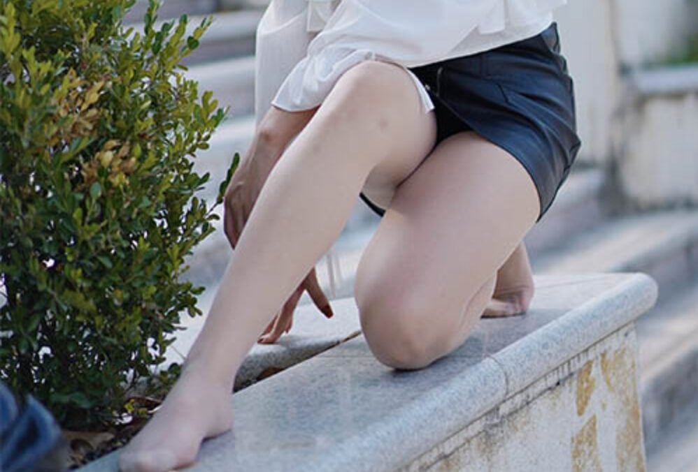 Socks | 006 Fei Jie took off her high heels after get off work