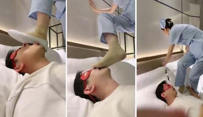 微希 | 护士小姐姐的特殊棉袜治疗