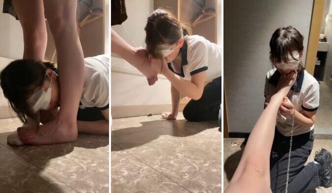 The oranges are not ripe | Amateur girlfriends actively ask to be tortured and eat socks