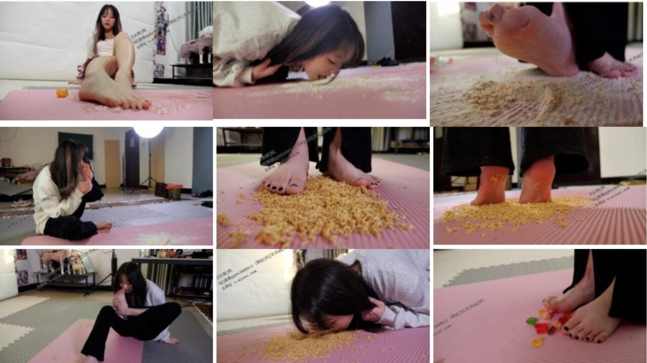 第5风格恋足视频下载 | 00后女生踩食物合集