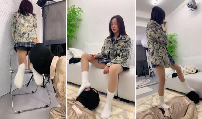 术术 | 反绑绿帽原味白袜羞辱