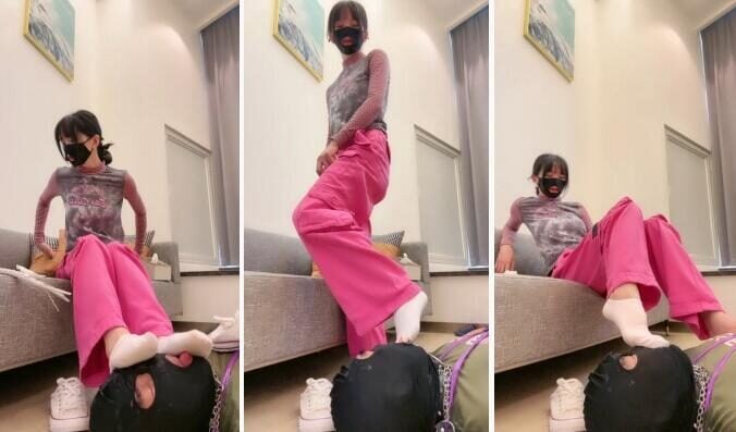 Aesthetics of violence | canvas shoes, stepping on yogurt, feeding, straitjacket, whipping