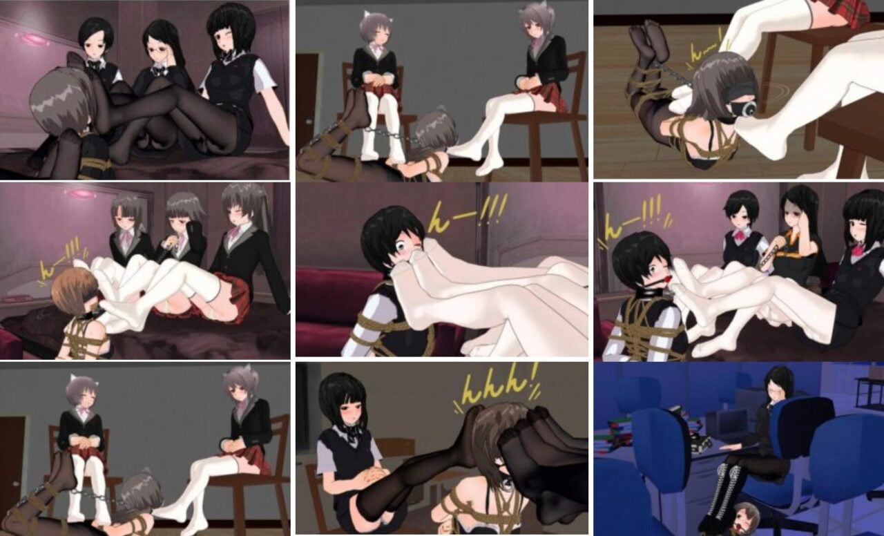 黑丝恋足调教漫画下载 | 3D女女捆绑臭棉袜脚下踩踏舔脚羞辱漫画合集