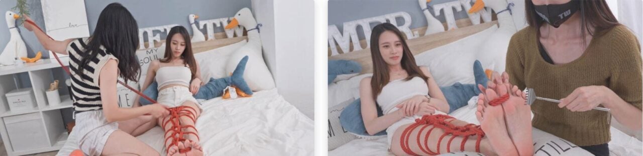 Limerence脚模视频下载 | Sammy 首次TK 竟遭拘束又被多人挠痒