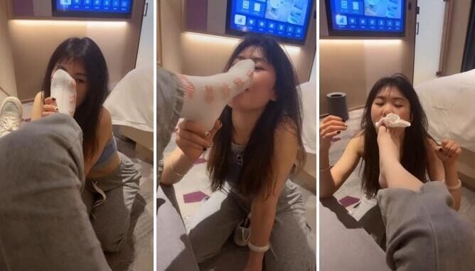 橘子没熟 | 超漂亮女闺蜜开发成狗