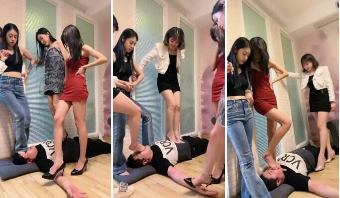 taolutv女主播麋鹿银儿s恋足SM调教直播回放视频下载 | 5S顶颜美女全体重跳踩深喉舔jio