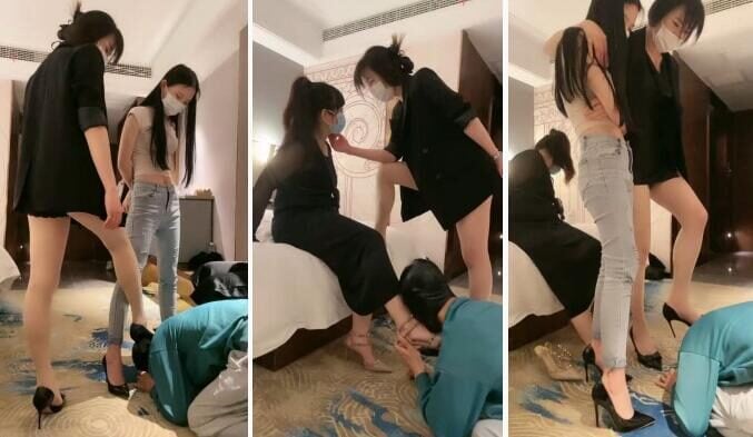 丹祖宗 | 3S奴下奴强迫喝圣水钻胯爬行