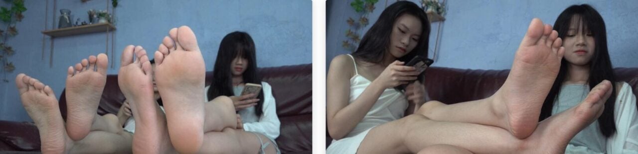 南国足艺白袜写真视频下载 | 思薇和琪琪大脚对小脚