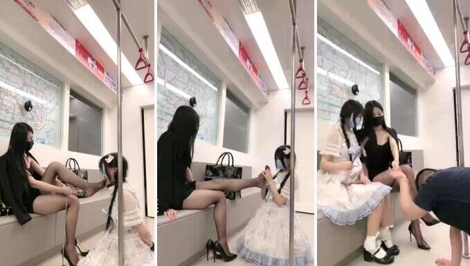 套路直播女主播时安s丝足调教视频下载 | 地铁上教母狗虐犬奴下奴