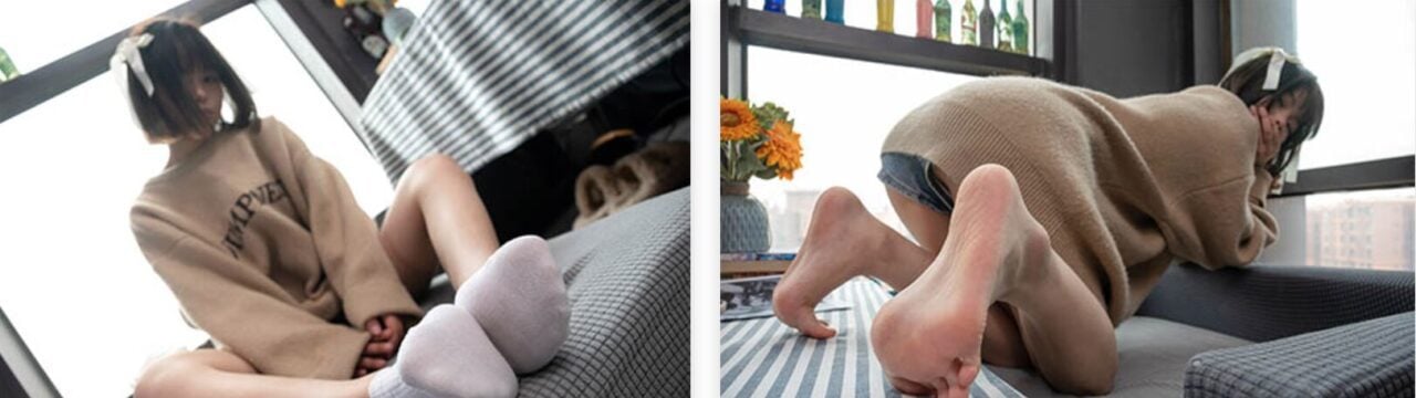 IMZSOCK爱美足白袜套图下载 | 香香之窗前白袜脚
