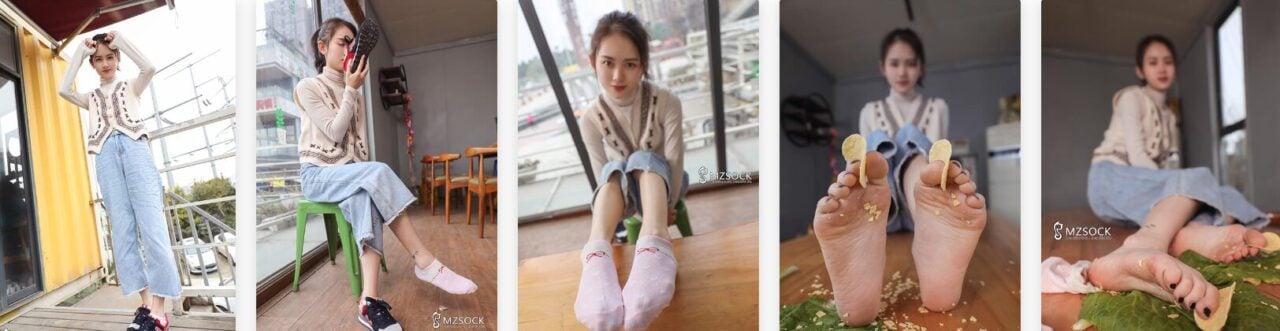 IMZSOCK爱美足 | 雨沫脚踩薯片桶装原味-视频截图