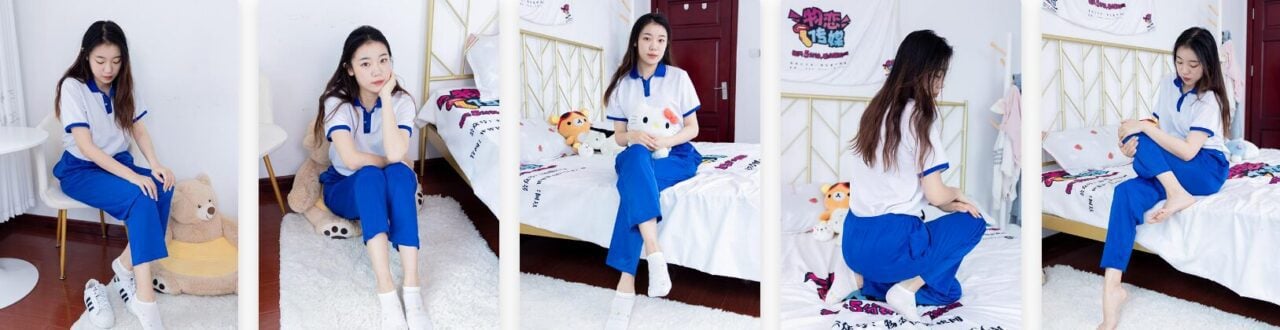 物恋传媒 | 芒果校服白袜脚之新人驾到(带视频)-视频截图