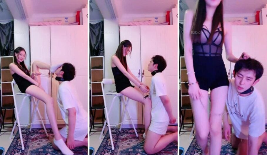 Irene 175 | The female protagonist in white socks develops the younger student in white socks, strangles the neck and covers the face to suffocate