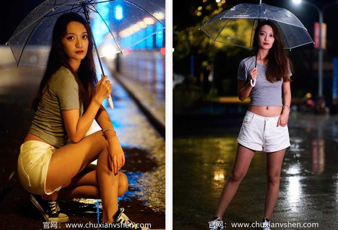 初夏女神 | 依依雨天帆布鞋街头散步之炎热夏天能遇一场雨真的很不容易(带视频)-视频截图