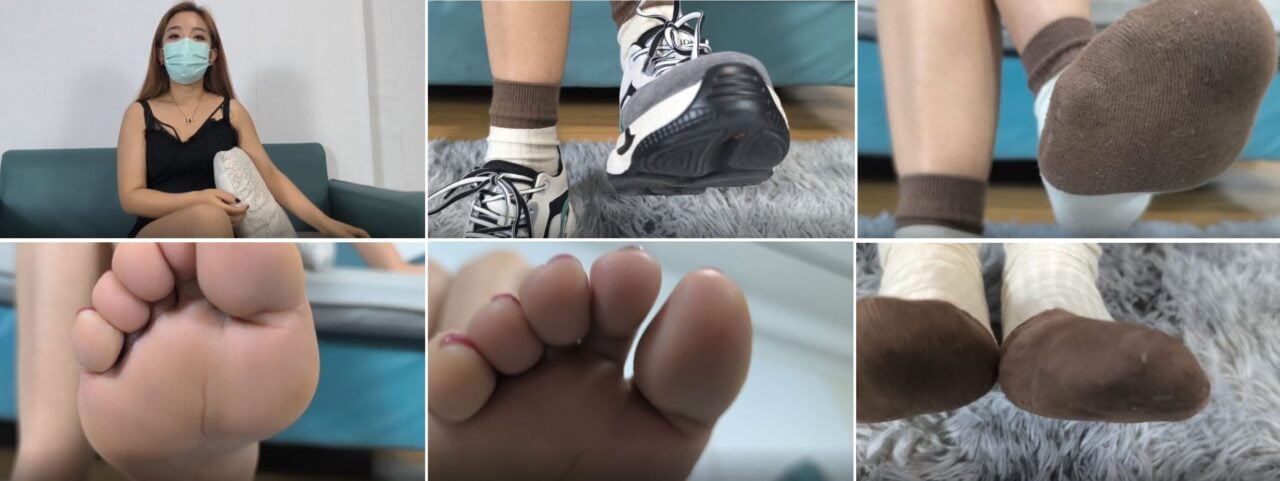 女神学院 | 悦兮的棉袜POV之主人家奴的GTS-视频截图