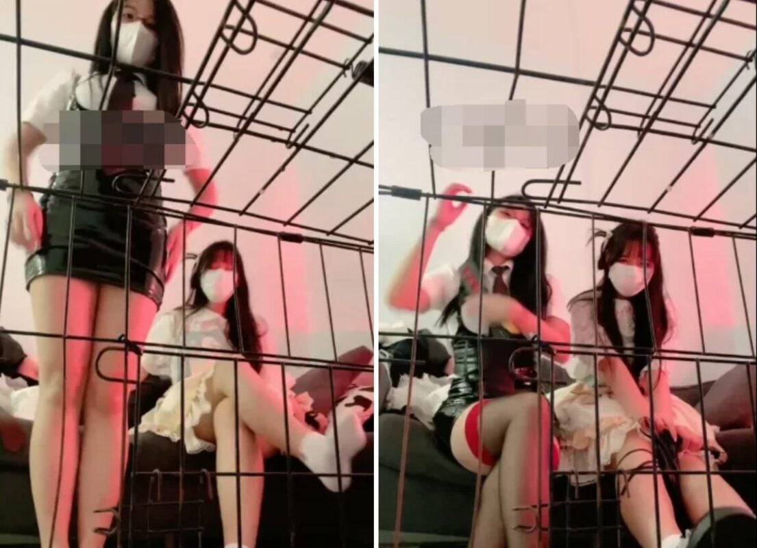 猫熙S+悠悠S | 双女联动制服丝袜男奴调教