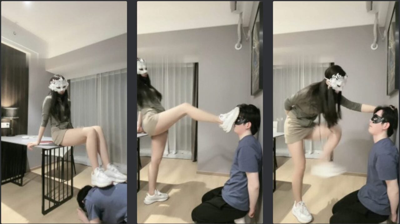 妆主大大 | 爬山后超臭原味白袜辱狗-视频截图