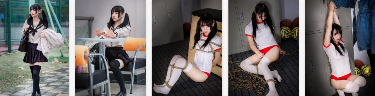神楽板真冬 | JK及体操服绳艺捆绑(带视频)-视频截图