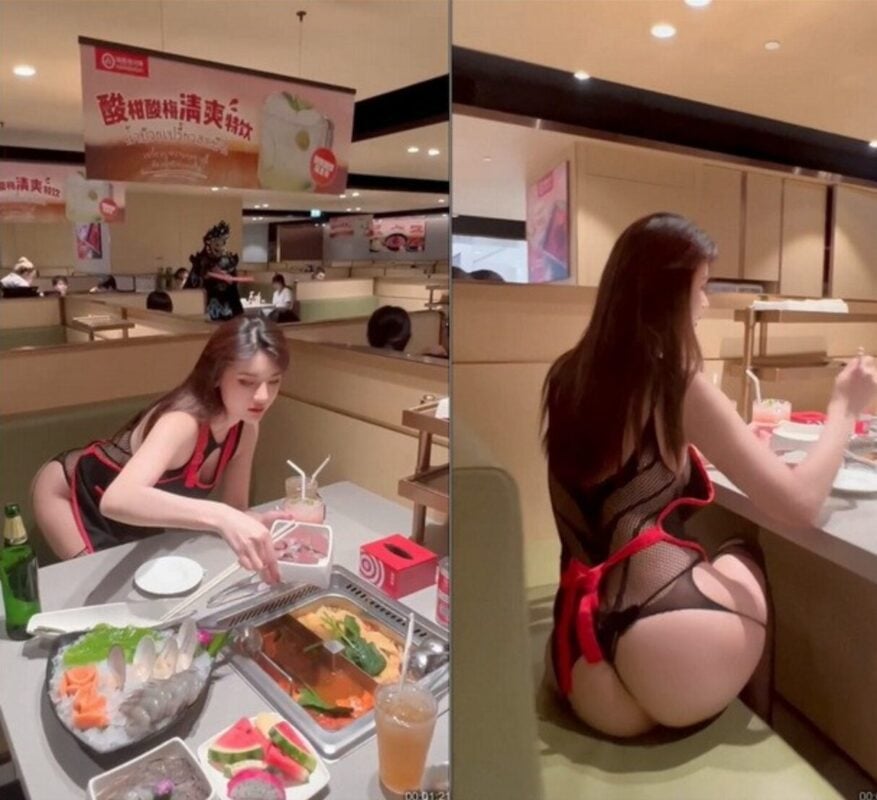 就是阿朱啊 | 海底捞里的露出