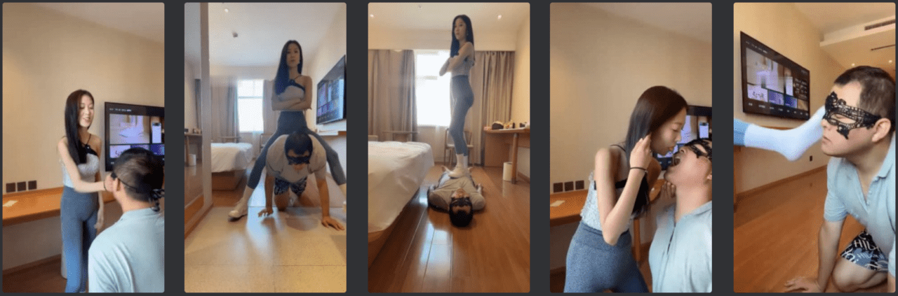 双胞胎萌主s | 瑜伽女教练s手脚耳光/骑马踩踏/深喉虐乳-视频截图